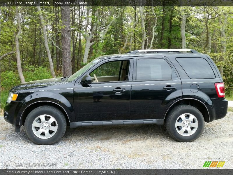 Ebony Black / Camel 2012 Ford Escape Limited