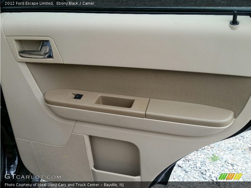 Ebony Black / Camel 2012 Ford Escape Limited