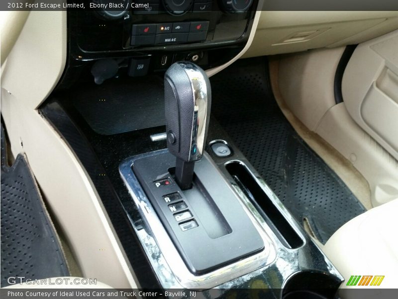 Ebony Black / Camel 2012 Ford Escape Limited