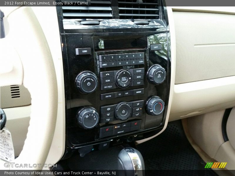 Ebony Black / Camel 2012 Ford Escape Limited