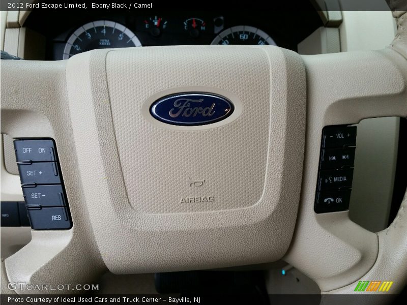 Ebony Black / Camel 2012 Ford Escape Limited