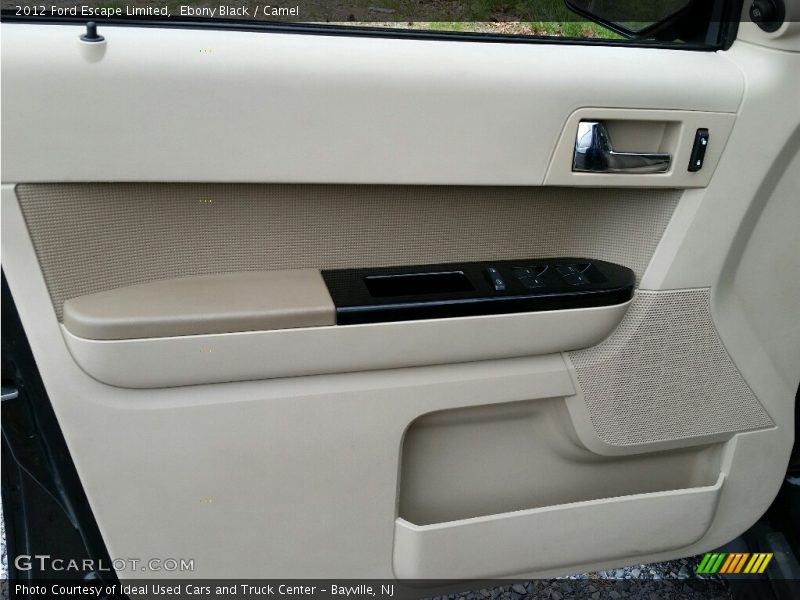 Ebony Black / Camel 2012 Ford Escape Limited
