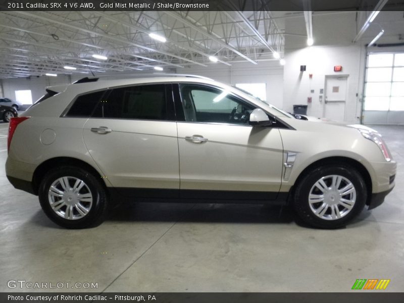 Gold Mist Metallic / Shale/Brownstone 2011 Cadillac SRX 4 V6 AWD