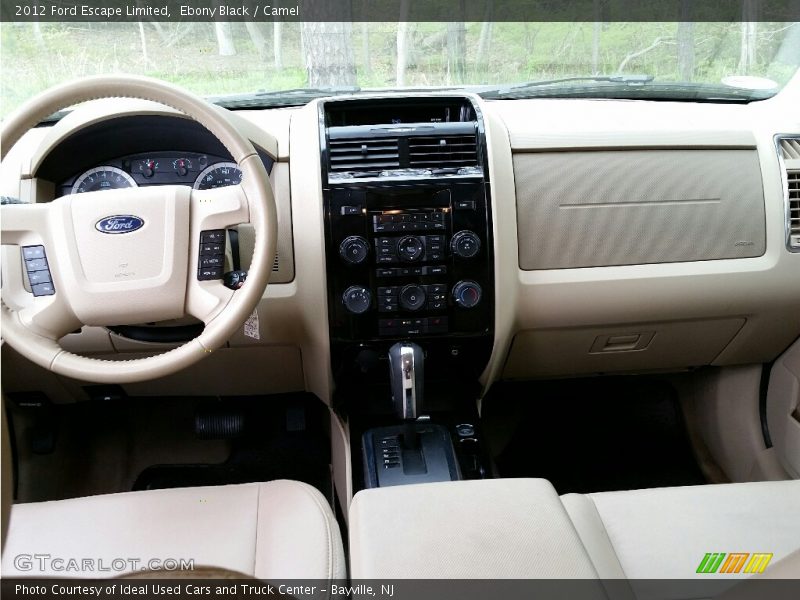 Ebony Black / Camel 2012 Ford Escape Limited
