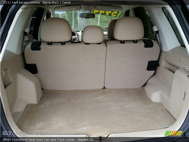 Ebony Black / Camel 2012 Ford Escape Limited