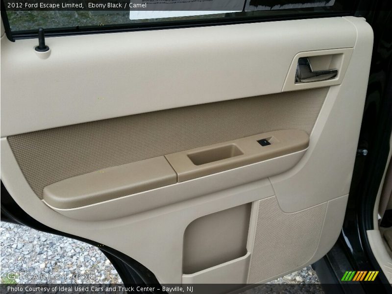 Ebony Black / Camel 2012 Ford Escape Limited