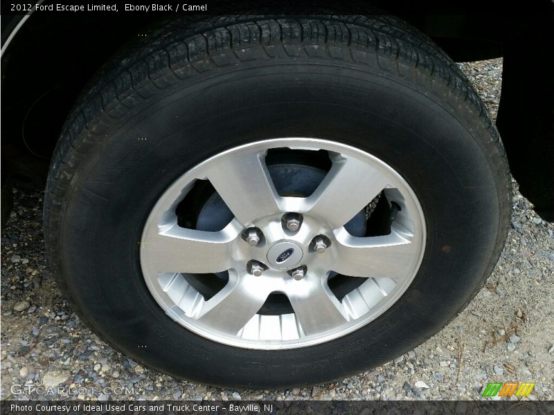 Ebony Black / Camel 2012 Ford Escape Limited