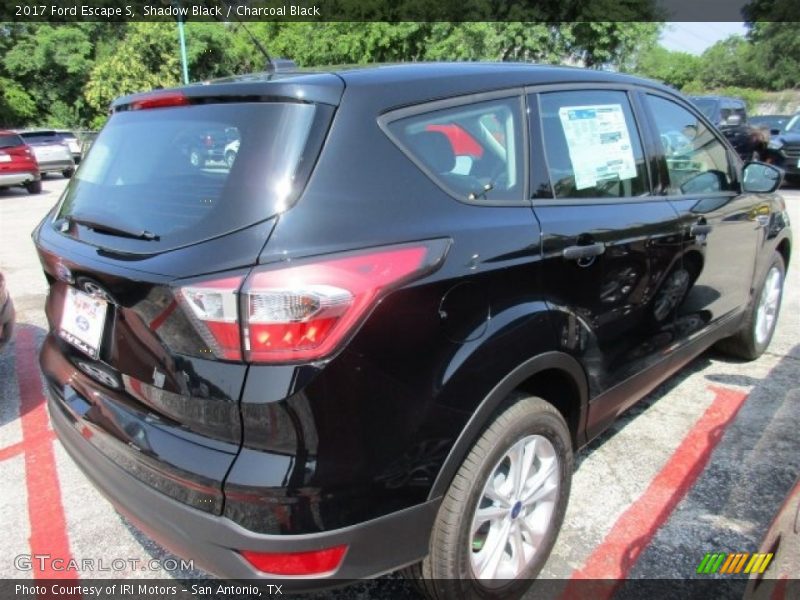 Shadow Black / Charcoal Black 2017 Ford Escape S