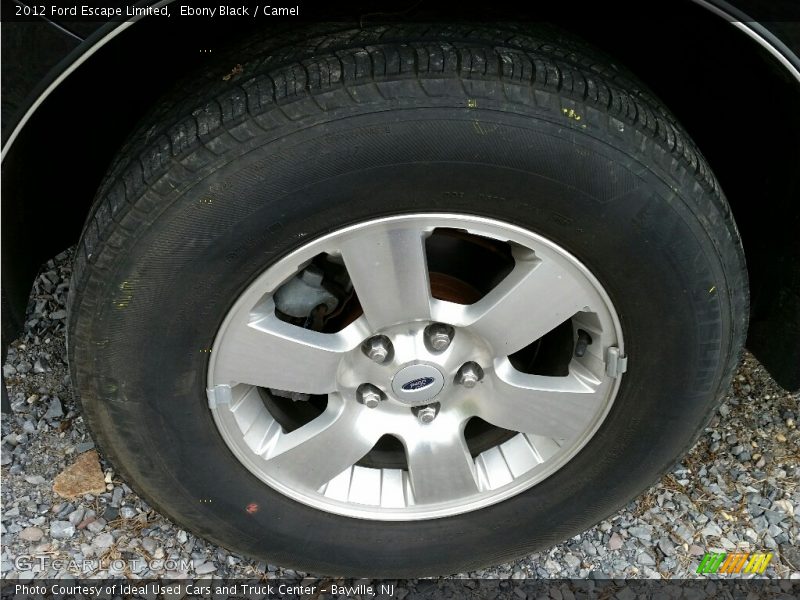 Ebony Black / Camel 2012 Ford Escape Limited