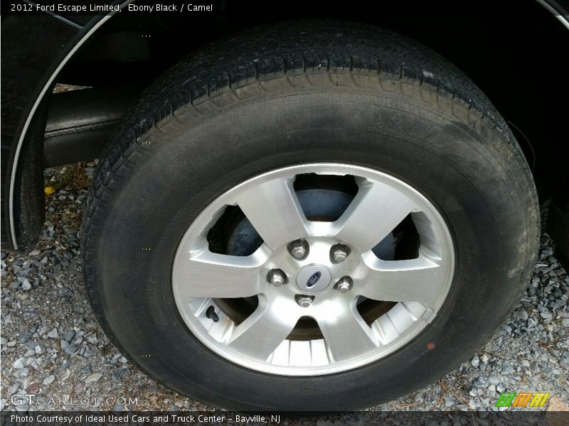 Ebony Black / Camel 2012 Ford Escape Limited