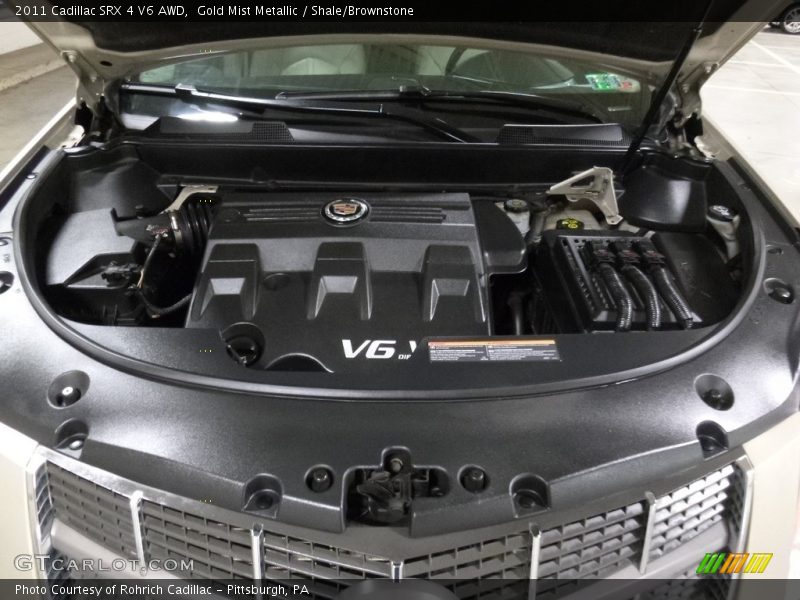 Gold Mist Metallic / Shale/Brownstone 2011 Cadillac SRX 4 V6 AWD