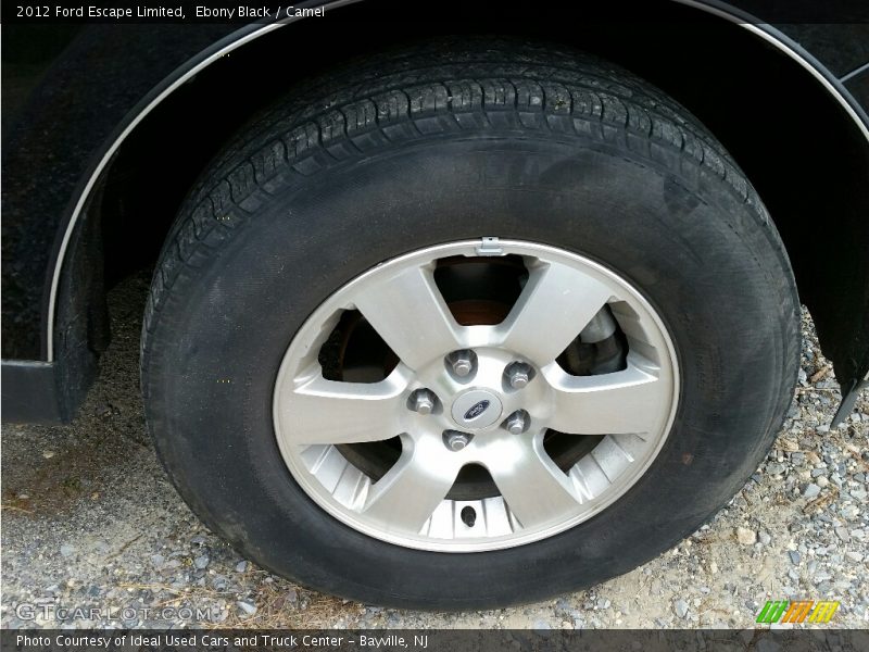 Ebony Black / Camel 2012 Ford Escape Limited