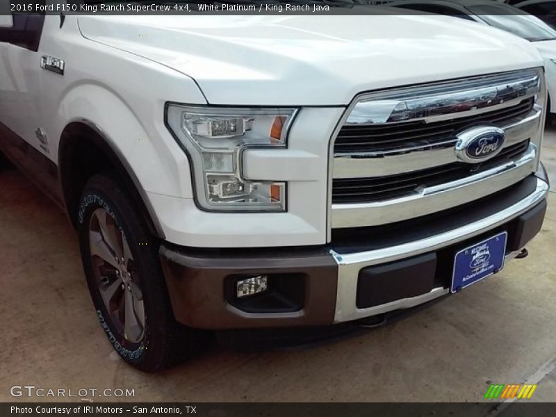 White Platinum / King Ranch Java 2016 Ford F150 King Ranch SuperCrew 4x4