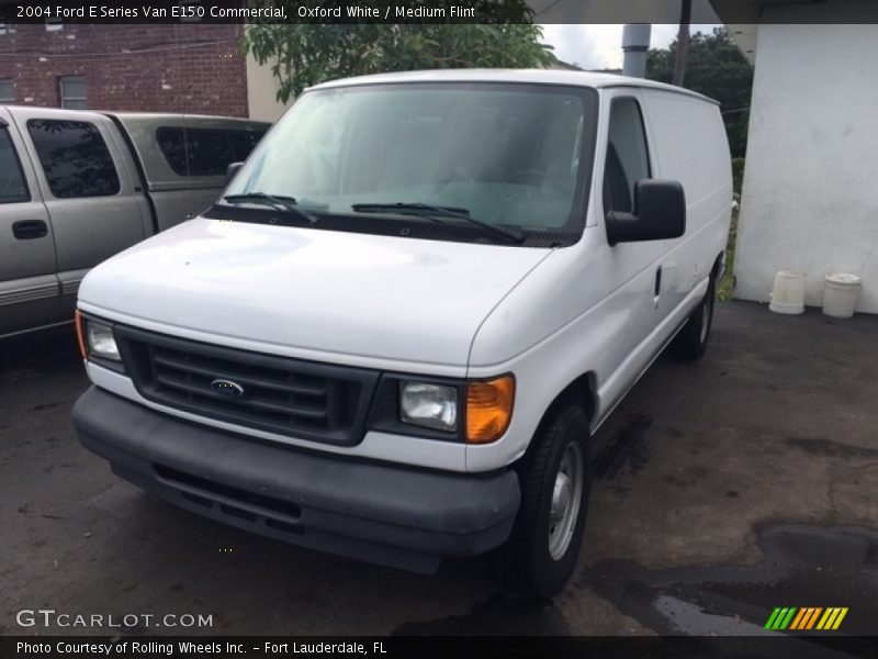 Oxford White / Medium Flint 2004 Ford E Series Van E150 Commercial