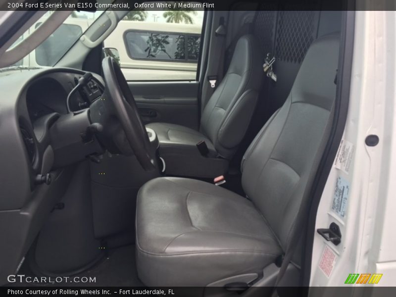 Oxford White / Medium Flint 2004 Ford E Series Van E150 Commercial