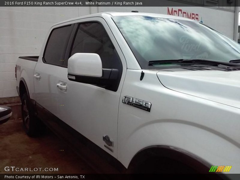 White Platinum / King Ranch Java 2016 Ford F150 King Ranch SuperCrew 4x4