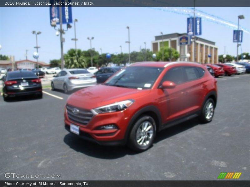 Sedona Sunset / Black 2016 Hyundai Tucson SE