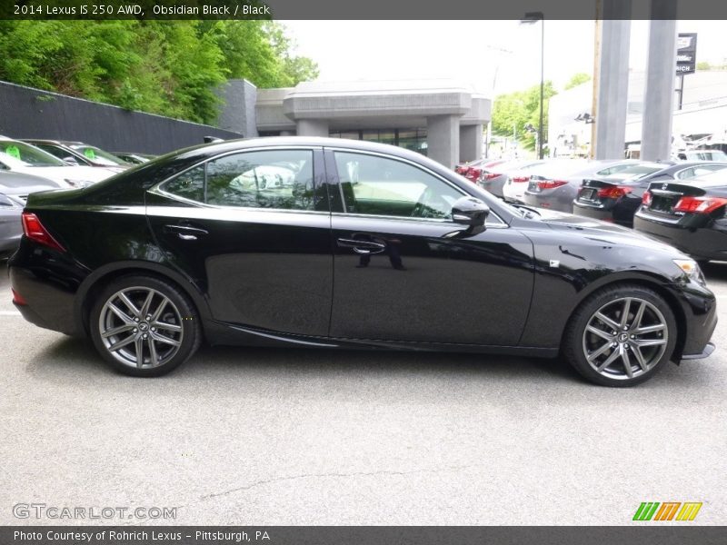 Obsidian Black / Black 2014 Lexus IS 250 AWD