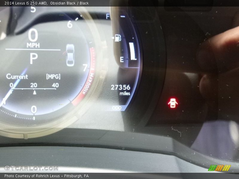Obsidian Black / Black 2014 Lexus IS 250 AWD