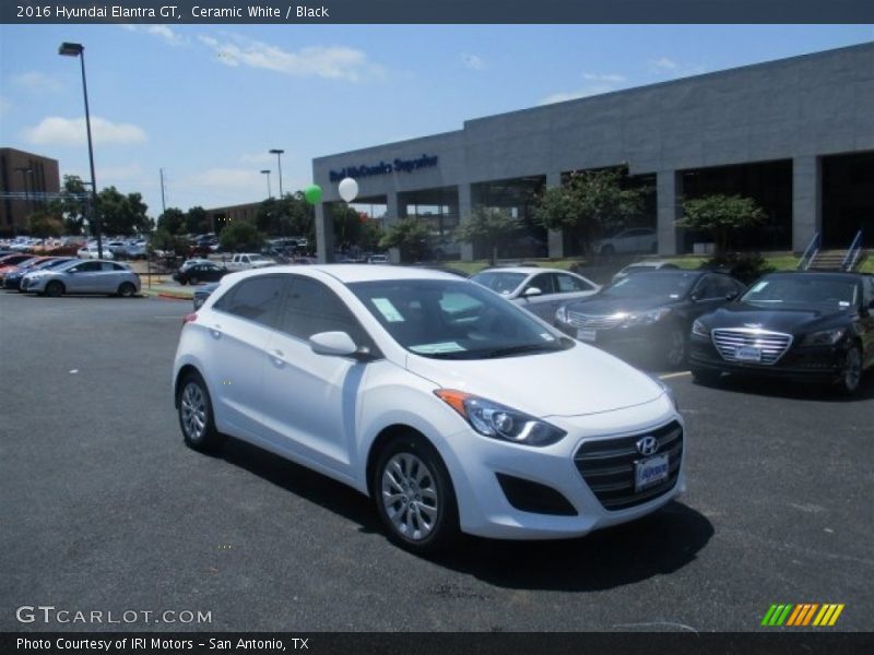 Ceramic White / Black 2016 Hyundai Elantra GT