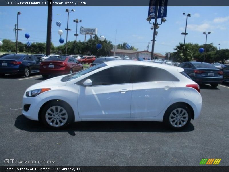 Ceramic White / Black 2016 Hyundai Elantra GT
