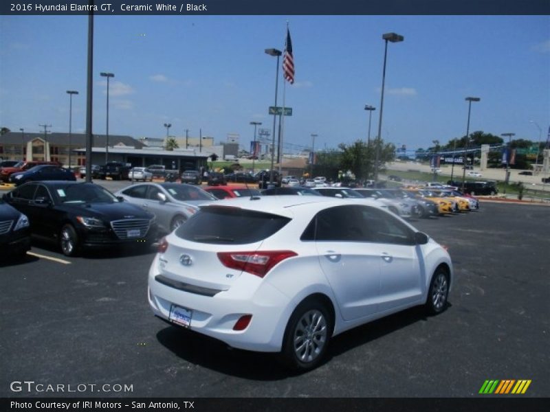 Ceramic White / Black 2016 Hyundai Elantra GT