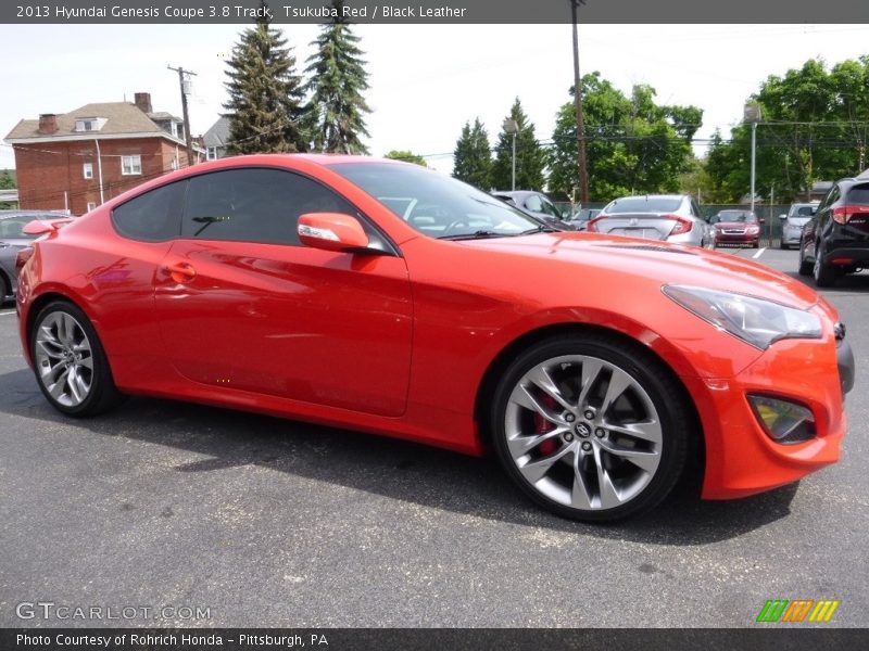 Tsukuba Red / Black Leather 2013 Hyundai Genesis Coupe 3.8 Track