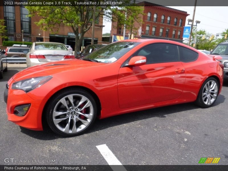 Tsukuba Red / Black Leather 2013 Hyundai Genesis Coupe 3.8 Track