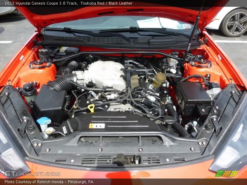 Tsukuba Red / Black Leather 2013 Hyundai Genesis Coupe 3.8 Track