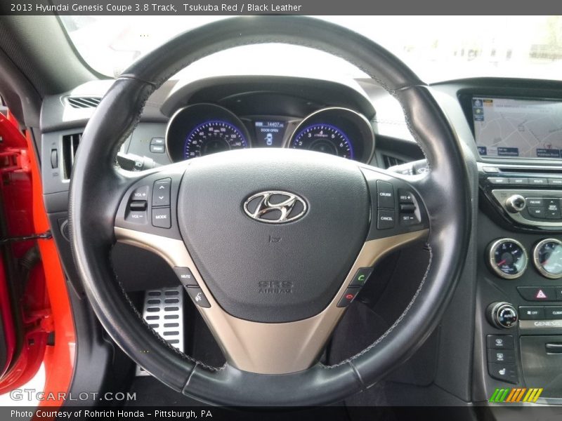 Tsukuba Red / Black Leather 2013 Hyundai Genesis Coupe 3.8 Track