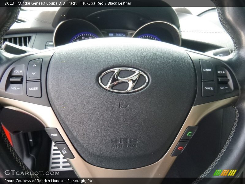 Tsukuba Red / Black Leather 2013 Hyundai Genesis Coupe 3.8 Track
