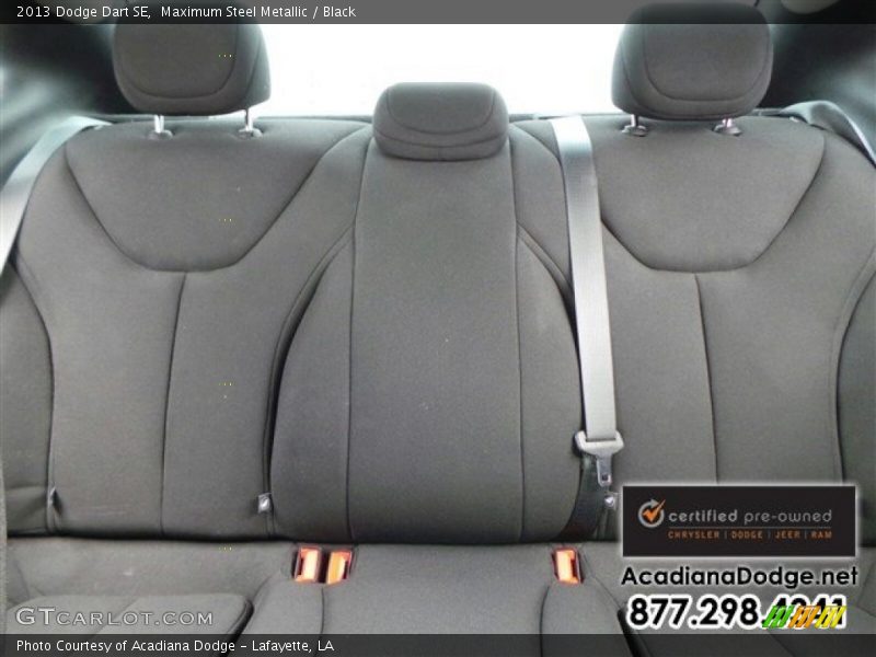 Maximum Steel Metallic / Black 2013 Dodge Dart SE