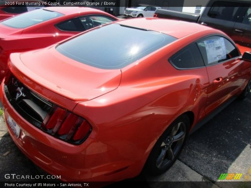 Competition Orange / Ebony 2016 Ford Mustang V6 Coupe