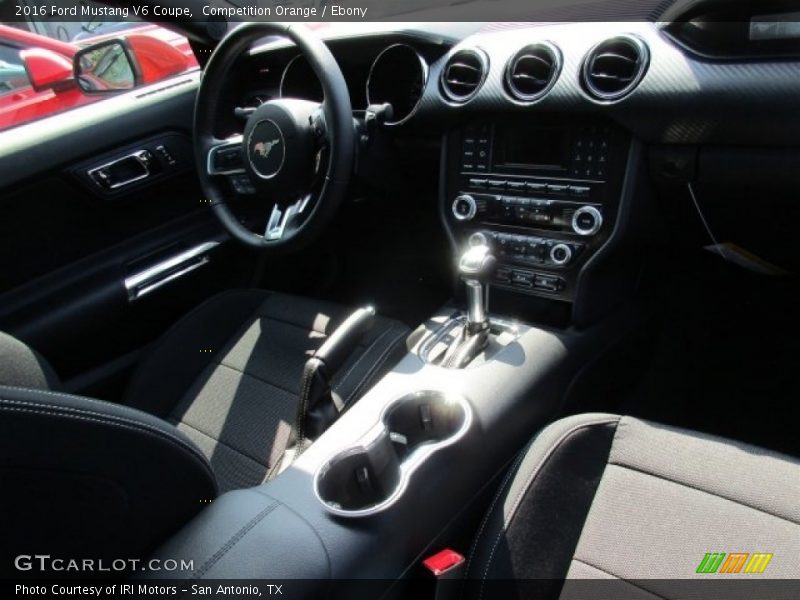 Competition Orange / Ebony 2016 Ford Mustang V6 Coupe