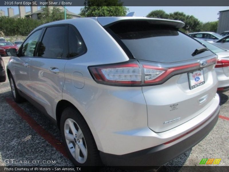 Ingot Silver / Ebony 2016 Ford Edge SE