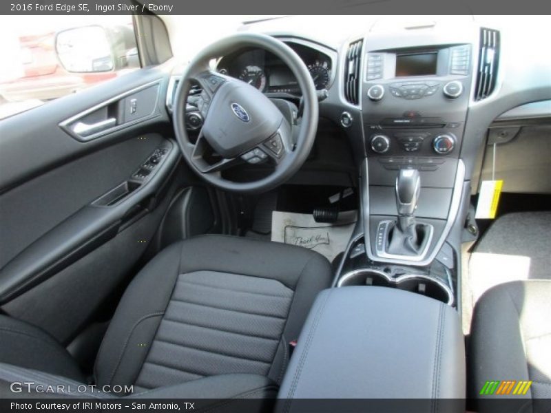 Ingot Silver / Ebony 2016 Ford Edge SE