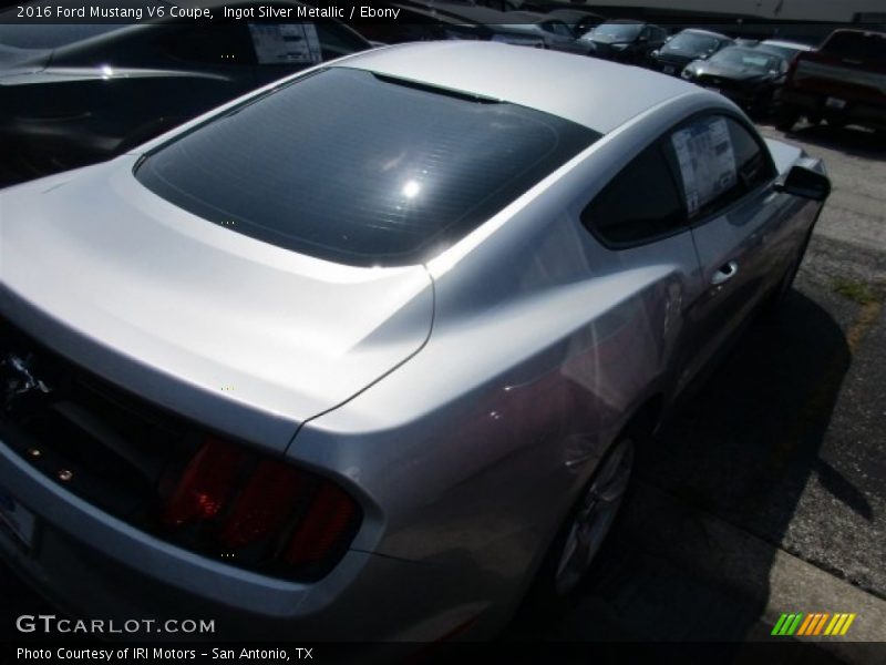 Ingot Silver Metallic / Ebony 2016 Ford Mustang V6 Coupe