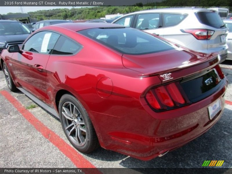 Ruby Red Metallic / Ebony 2016 Ford Mustang GT Coupe