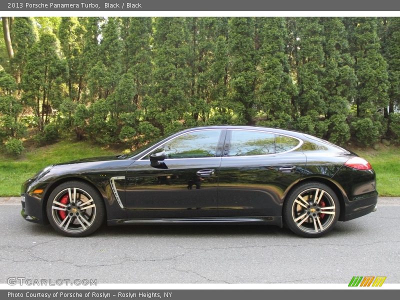 Black / Black 2013 Porsche Panamera Turbo