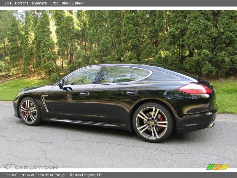 Black / Black 2013 Porsche Panamera Turbo