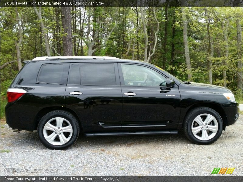 Black / Ash Gray 2008 Toyota Highlander Limited 4WD