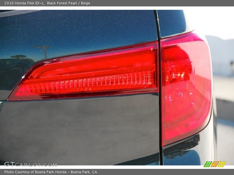 Black Forest Pearl / Beige 2016 Honda Pilot EX-L