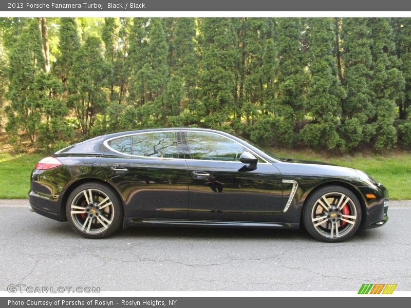 Black / Black 2013 Porsche Panamera Turbo