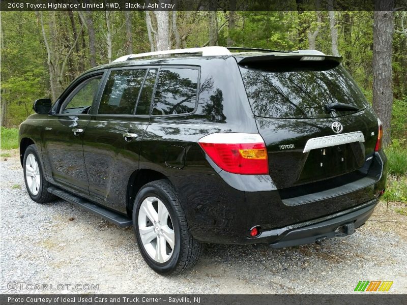 Black / Ash Gray 2008 Toyota Highlander Limited 4WD