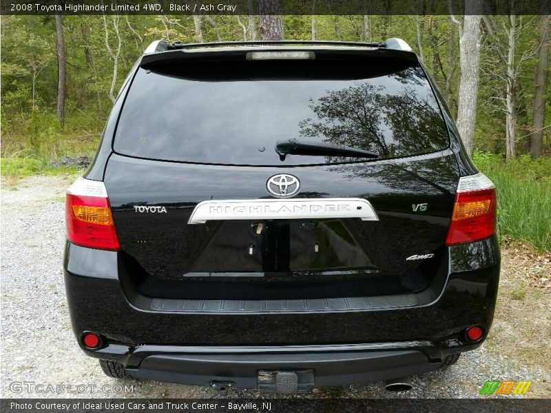 Black / Ash Gray 2008 Toyota Highlander Limited 4WD