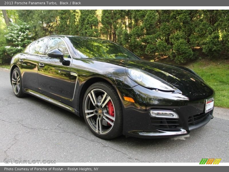 Black / Black 2013 Porsche Panamera Turbo