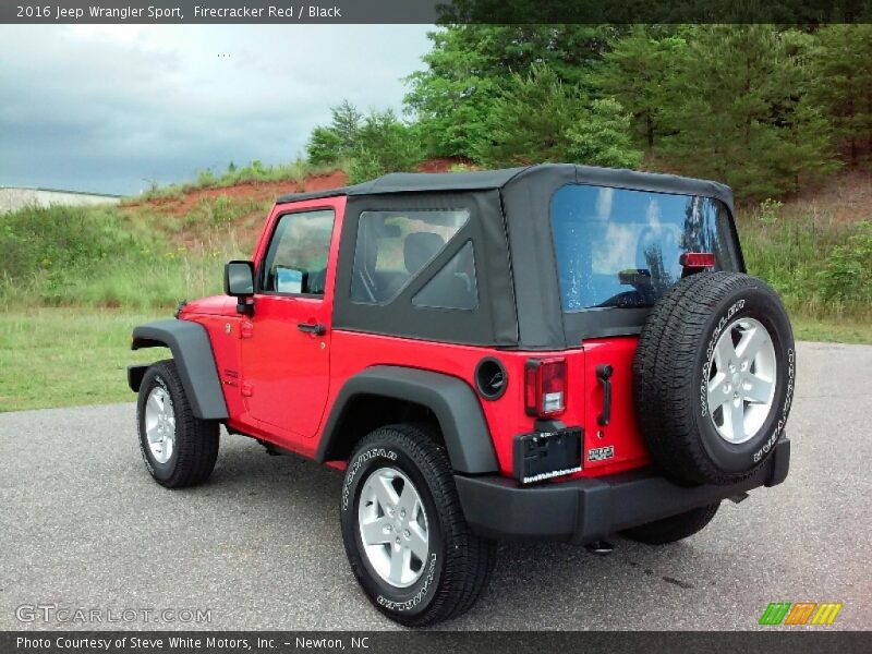 Firecracker Red / Black 2016 Jeep Wrangler Sport