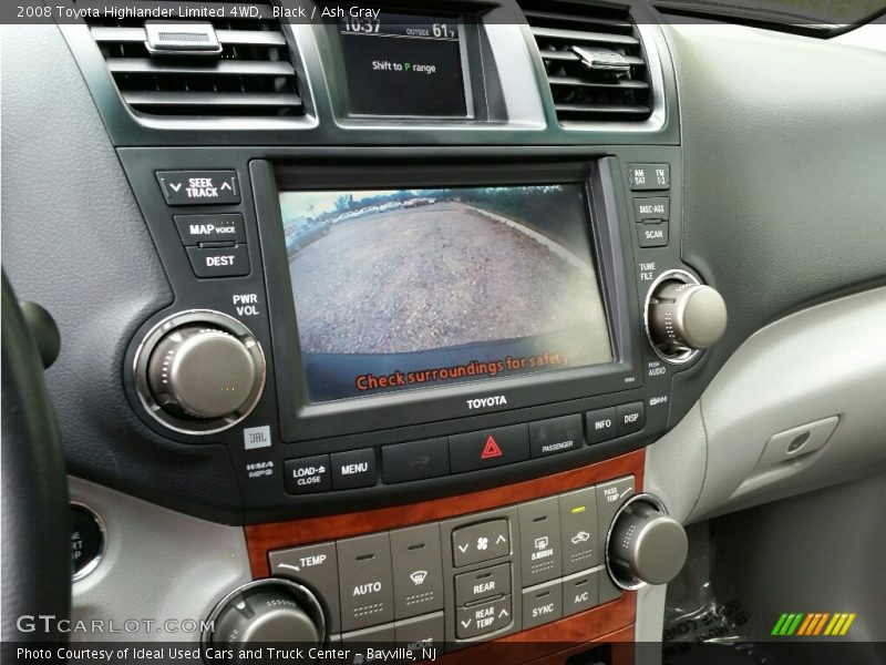 Black / Ash Gray 2008 Toyota Highlander Limited 4WD