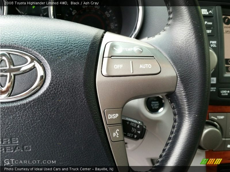 Black / Ash Gray 2008 Toyota Highlander Limited 4WD