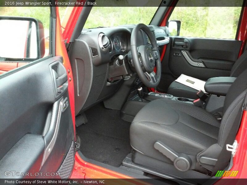 Firecracker Red / Black 2016 Jeep Wrangler Sport